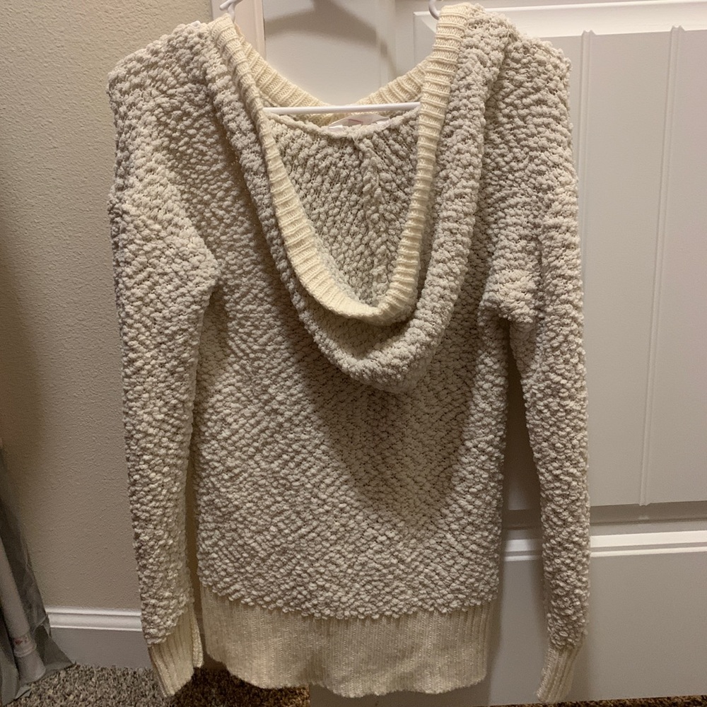 No Boundaries V-Neck Sherpa Hoodie